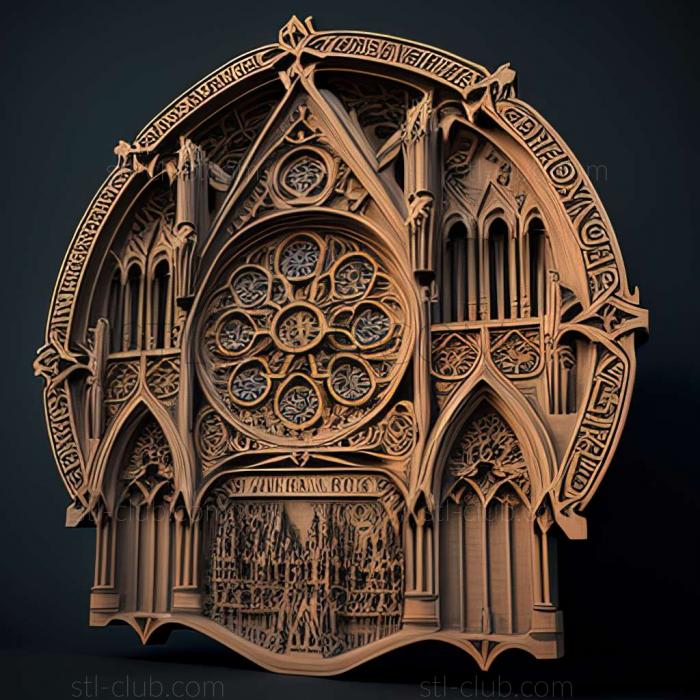 3D model notre dame (STL)